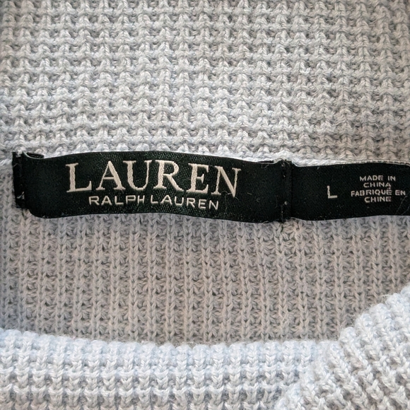Lauren Ralph Lauren Cowl Neck Waffle Knit Sweater - Picture 4 of 10